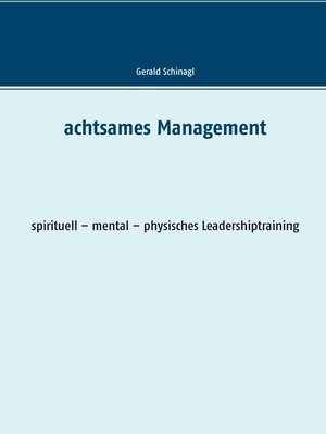 cover image of Achtsames Management